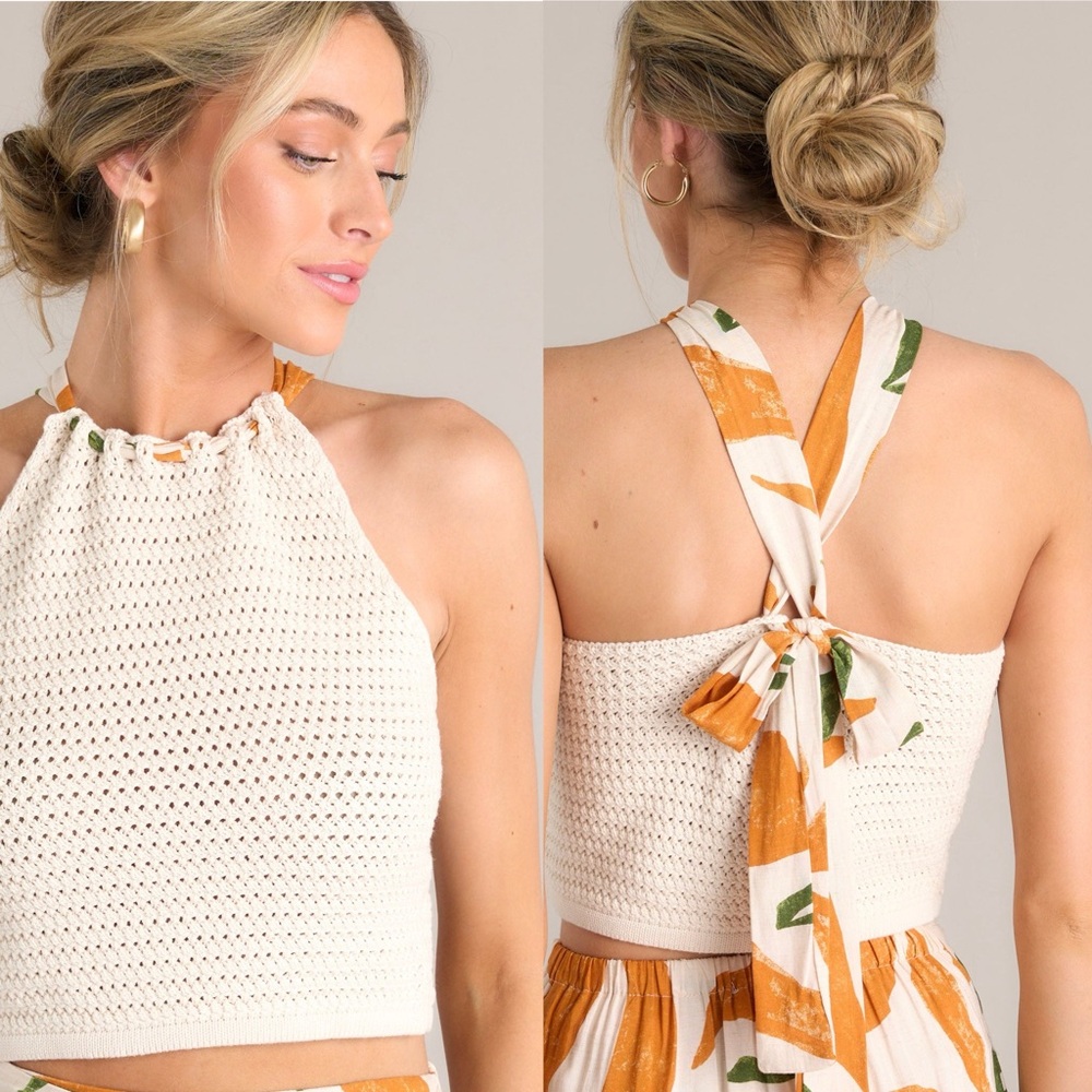 DRESS FORUM crochet top